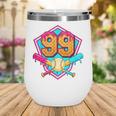 Baseball Drip Jersey Number 99 For Players & 99th Birthday Wine Tumbler Baseball Drip Jersey Number 99 For Players & 99th Birthday Wine Tumbler