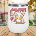 Baseball Drip Number 67 Player Ice Cream Or 67th Birthday Wine Tumbler Baseball Drip Number 67 Player Ice Cream Or 67th Birthday Wine Tumbler