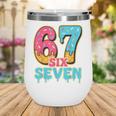 Baseball Drip Number 67 Player Trendy 6 7 Meme Wine Tumbler Baseball Drip Number 67 Player Trendy 6 7 Meme Wine Tumbler