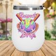 Baseball Drip Respect The Drip Purple Ice Cream Sprinkles Wine Tumbler