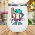 Baseball Drippy Style Apparel For Boys Youth Drip Baseball Wine Tumbler Baseball Drippy Style Apparel For Boys Youth Drip Baseball Wine Tumbler