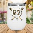 Baseball Ice Cream Drip 67 Camo Six Seven Meme Wine Tumbler Baseball Ice Cream Drip 67 Camo Six Seven Meme Wine Tumbler