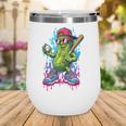 Baseball Ice Cream Drip Boys And Girls Batter Game Day Wine Tumbler Baseball Ice Cream Drip Boys And Girls Batter Game Day Wine Tumbler
