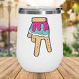 Baseball Ice Cream Drip Home Plate Glove Respect Drip 2 Side Wine Tumbler Baseball Ice Cream Drip Home Plate Glove Respect Drip 2 Side Wine Tumbler