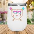 Baseball Ice Cream Drip Number 23 Player 23rd Birthday Wine Tumbler Baseball Ice Cream Drip Number 23 Player 23rd Birthday Wine Tumbler