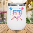 Baseball Ice Cream Drip Number 67 Player 67th Birthday 6 7 Wine Tumbler Baseball Ice Cream Drip Number 67 Player 67th Birthday 6 7 Wine Tumbler