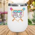 Baseball Ice Cream Drip Number 67 Player Six Seven Meme 6 7 Wine Tumbler Baseball Ice Cream Drip Number 67 Player Six Seven Meme 6 7 Wine Tumbler