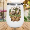 Baseball Ice Cream Drip Number 67 Playground Player 67th Wine Tumbler