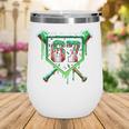 Baseball Ice Cream Drip Number 67 Six Seven Meme Christmas Wine Tumbler