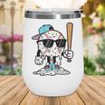 Baseball Ice Cream Drip Sports Boys Kids Youth Men Wine Tumbler Baseball Ice Cream Drip Sports Boys Kids Youth Men Wine Tumbler