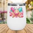 Baseball Ice Cream Drip Style Melt Ice Cream Youth Boys Wine Tumbler Baseball Ice Cream Drip Style Melt Ice Cream Youth Boys Wine Tumbler