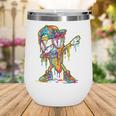 Baseball Ice Cream Dripping Dabbing Baseball Drip Wine Tumbler
