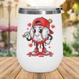 Baseball Ice Cream Valentine Dripping Game Day Men Boys Kids Wine Tumbler Baseball Ice Cream Valentine Dripping Game Day Men Boys Kids Wine Tumbler