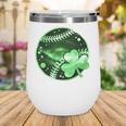 Baseball Irish Shamrock Lucky Clover St Patricks Day Boys Wine Tumbler
