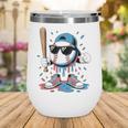 Baseball Lifestyle Apparel Youth Baseball Ice Cream Drip Wine Tumbler Baseball Lifestyle Apparel Youth Baseball Ice Cream Drip Wine Tumbler