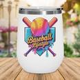 Baseball Lifestyle Drip Icecream Wine Tumbler