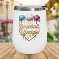 Baseball Lifestyle Drip Wine Tumbler Baseball Lifestyle Drip Wine Tumbler