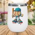 Baseball Lifestyle Youth Baseball Drip Icecream Wine Tumbler Baseball Lifestyle Youth Baseball Drip Icecream Wine Tumbler