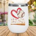 Baseball Nana Baseball Heart Family Matching Wine Tumbler