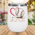 Baseball Nona Family Matching Cute Baseball Lover Wine Tumbler