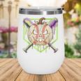 Baseball Pumpkin Halloween Baseball Drip Spooky Halloween Wine Tumbler Baseball Pumpkin Halloween Baseball Drip Spooky Halloween Wine Tumbler