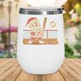 Baseball Santa 67 Christmas Xmas Boys Retro Wine Tumbler Baseball Santa 67 Christmas Xmas Boys Retro Wine Tumbler