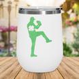 Baseball Shamrock St Patrick's Day Saint Paddy's Wine Tumbler Baseball Shamrock St Patrick's Day Saint Paddy's Wine Tumbler