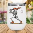 Baseball Skeleton Spooky Boys Halloween Baseball Player Wine Tumbler Baseball Skeleton Spooky Boys Halloween Baseball Player Wine Tumbler