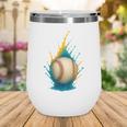 Baseball Splash Team Player For Kids Men Women Wine Tumbler Baseball Splash Team Player For Kids Men Women Wine Tumbler