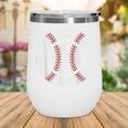 Baseball Sport Player Graphic Monogram Initial Letter C Wine Tumbler Baseball Sport Player Graphic Monogram Initial Letter C Wine Tumbler