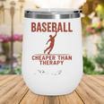 Baseball Tee For Men Women Wine Tumbler