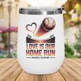 Baseball Valentine Forever On Deck For You Wine Tumbler Baseball Valentine Forever On Deck For You Wine Tumbler