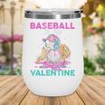 Baseball Is My Valentine Ice Cream Drip Crossed Bats Sport Wine Tumbler Baseball Is My Valentine Ice Cream Drip Crossed Bats Sport Wine Tumbler