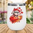 Baseball Valentine's Day Drip Ice Cream Team Wine Tumbler Baseball Valentine's Day Drip Ice Cream Team Wine Tumbler