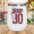 Betty Boop Baseball Logo Jersey With Stars Cute Cartoon Wine Tumbler Betty Boop Baseball Logo Jersey With Stars Cute Cartoon Wine Tumbler
