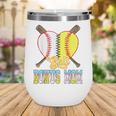 Bonus Mom Of Both Half Baseball Softball Ice Cream Drip Wine Tumbler Bonus Mom Of Both Half Baseball Softball Ice Cream Drip Wine Tumbler
