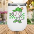 Boys St Patricks Day Baseball Player Pitcher Coach Kids Wine Tumbler Boys St Patricks Day Baseball Player Pitcher Coach Kids Wine Tumbler