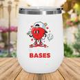 Boys Valentines Baseball Drip Icecream Stealing Hearts Kids Wine Tumbler