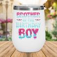 Brother Of The Birthday Boy Ice Cream Baseball Family Party Wine Tumbler Brother Of The Birthday Boy Ice Cream Baseball Family Party Wine Tumbler