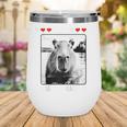 Capybara Love Valentines Day Cute Animal Hearts Raglan Baseball Tee Wine Tumbler