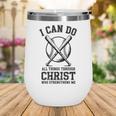 Christian Baseball Philippians 4 Wine Tumbler