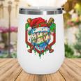 Christmas Baseball Ice Cream Drip Santa Baseball Player Kids Wine Tumbler Christmas Baseball Ice Cream Drip Santa Baseball Player Kids Wine Tumbler