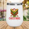 My Christmas Baseball Pajama Helmet Santa Xmas Men Boys Wine Tumbler