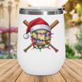Christmas Baseball Pajama Santa For Men Boys Girls Kids Xmas Wine Tumbler Christmas Baseball Pajama Santa For Men Boys Girls Kids Xmas Wine Tumbler