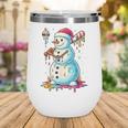 Christmas Baseball Snowman Drip For Boys Men Girls Women Wine Tumbler Christmas Baseball Snowman Drip For Boys Men Girls Women Wine Tumbler