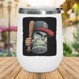 Cool Dollar Bill Guy With Cap And Baseball Costume Premium Tri-Blend Wine Tumbler Cool Dollar Bill Guy With Cap And Baseball Costume Premium Tri-Blend Wine Tumbler