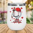 Cute Dripping Baseball Lover Valentines Day Boys Kids Wine Tumbler Cute Dripping Baseball Lover Valentines Day Boys Kids Wine Tumbler