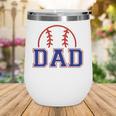 Dad Of Rookie 1st Birthday Baseball Boy Family Matching Wine Tumbler Dad Of Rookie 1st Birthday Baseball Boy Family Matching Wine Tumbler