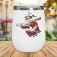 Dominican Republic Santa Christmas Baseball Beisbol Wine Tumbler Dominican Republic Santa Christmas Baseball Beisbol Wine Tumbler