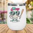 Dripping Baseball Baseball Lover Player Baseballer Wine Tumbler Dripping Baseball Baseball Lover Player Baseballer Wine Tumbler